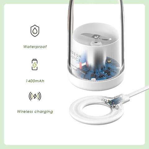 Licuadora portátil de zumo fresco - Mini batidora recargable por USB
