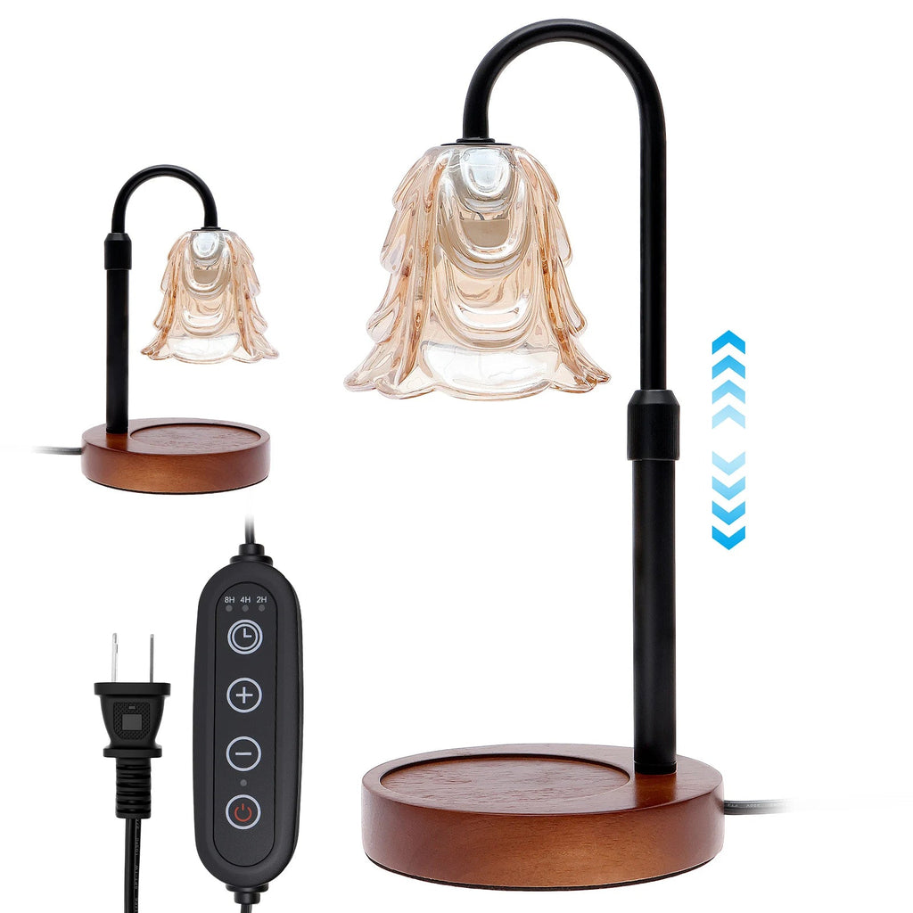Lámpara Calentadora de Velas Regulable Flor