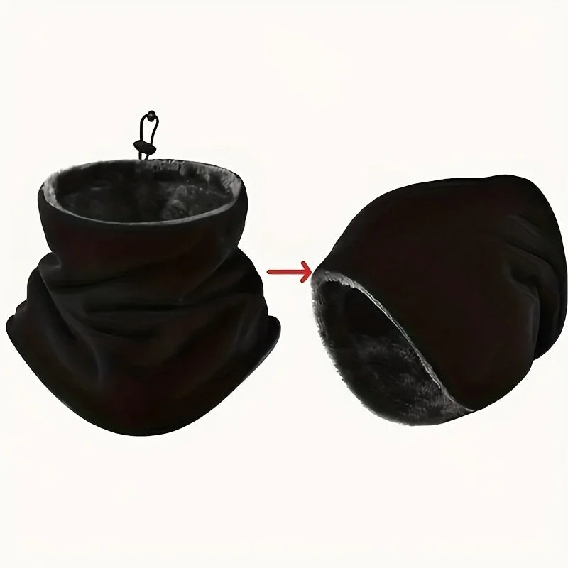 Pasamontañas polar bufanda tubular para cuello