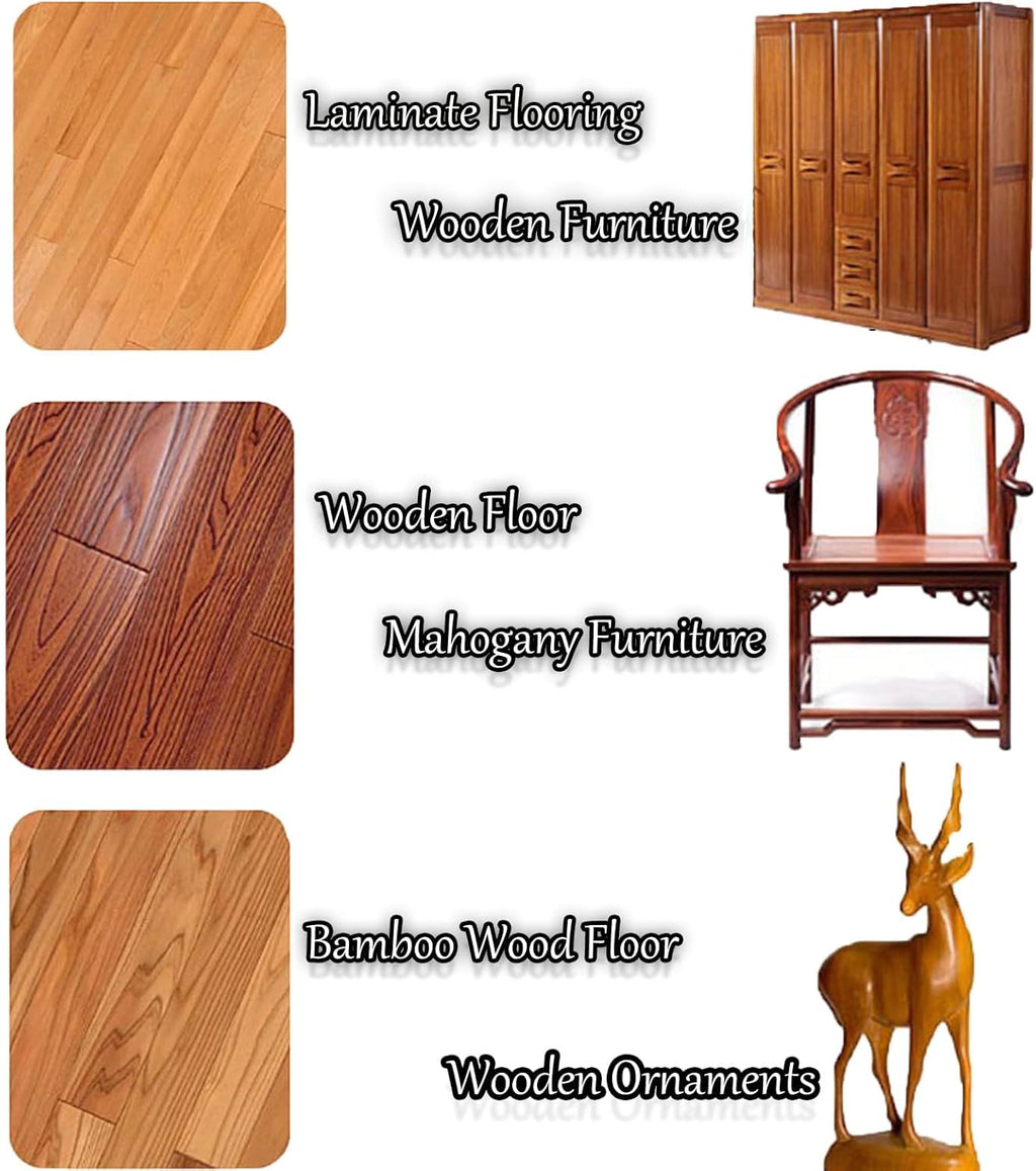 Bálsamo y cepillo para muebles de cuero y madera