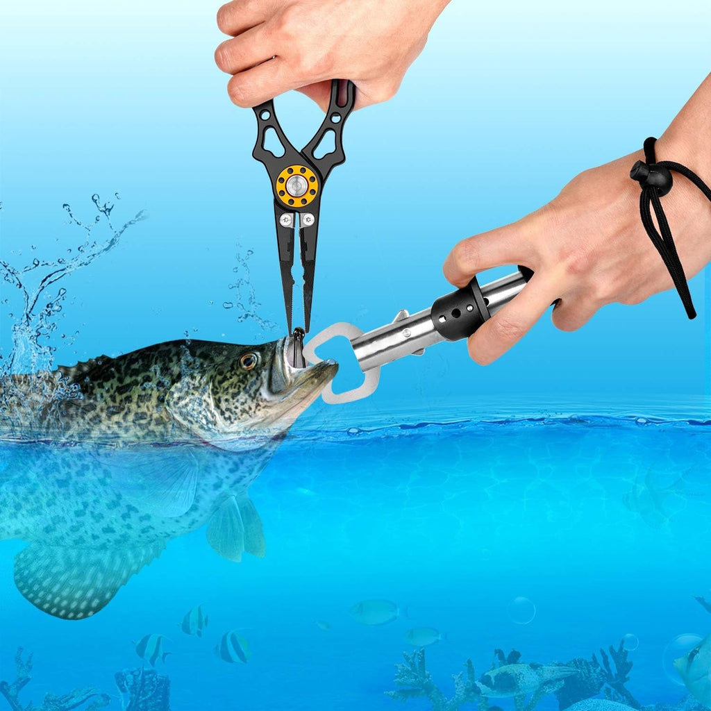 Pinzas de agarre para peces