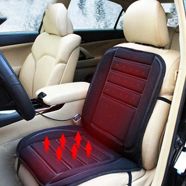 Cojín calefactable de cobertura completa para asiento de coche en invierno
