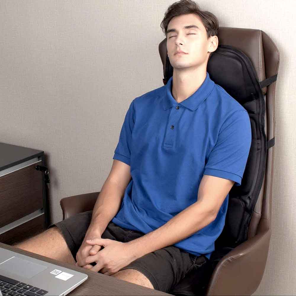 Cojín de masaje elegante con almohada cervical térmica