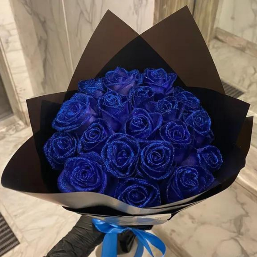 Glitter Rose Gift Decor