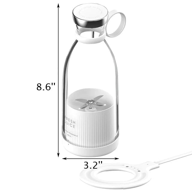 Licuadora portátil de zumo fresco - Mini batidora recargable por USB