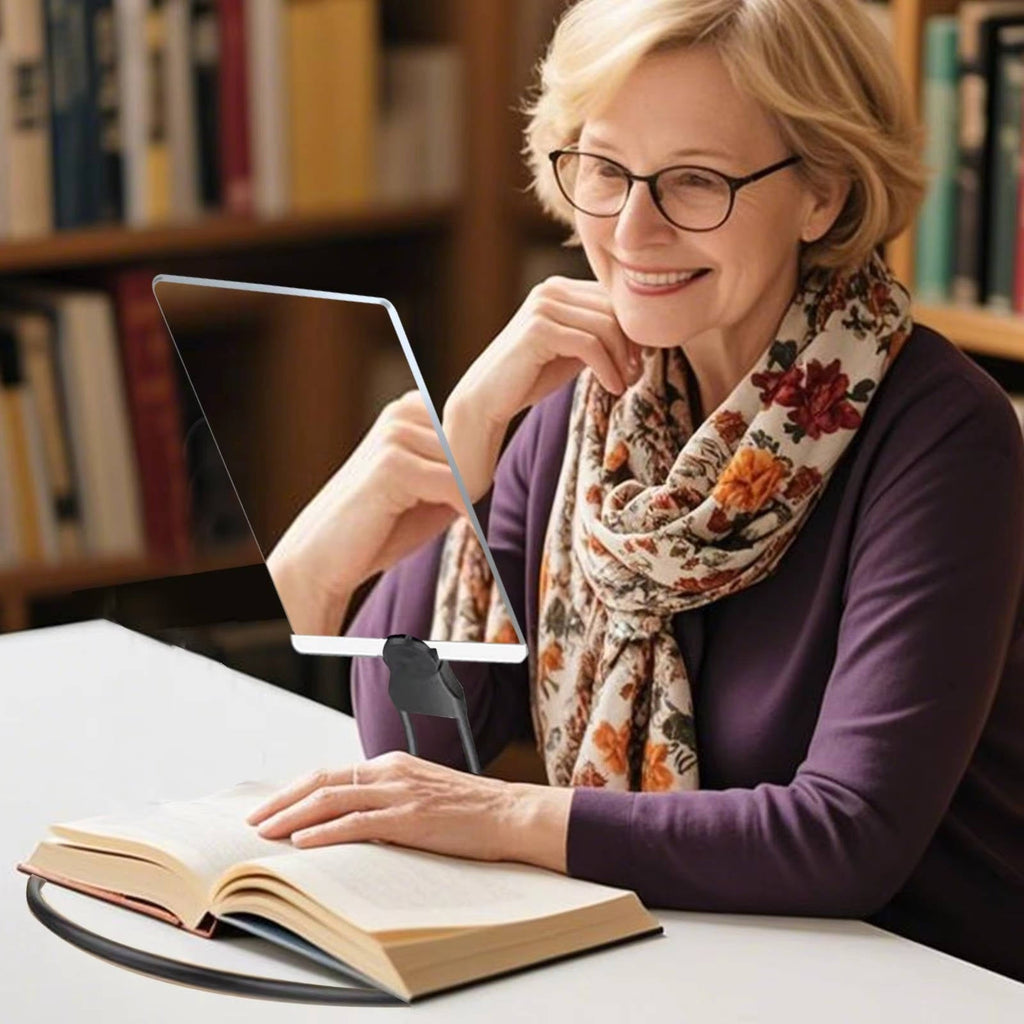 Gafas de lectura con lupa de manos libres
