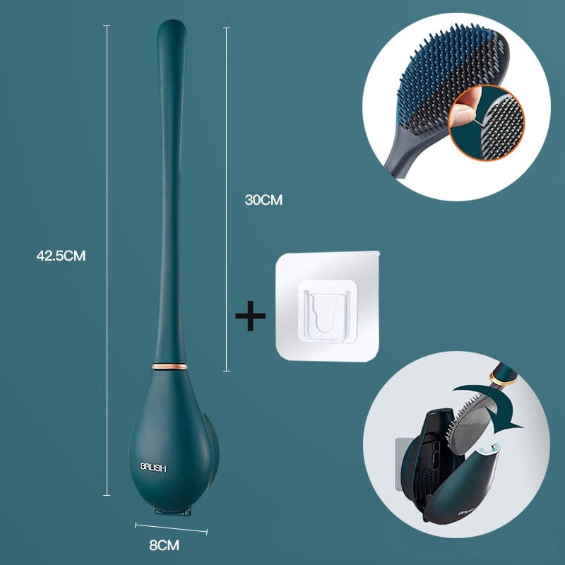 Escobilla de inodoro de silicona flexible