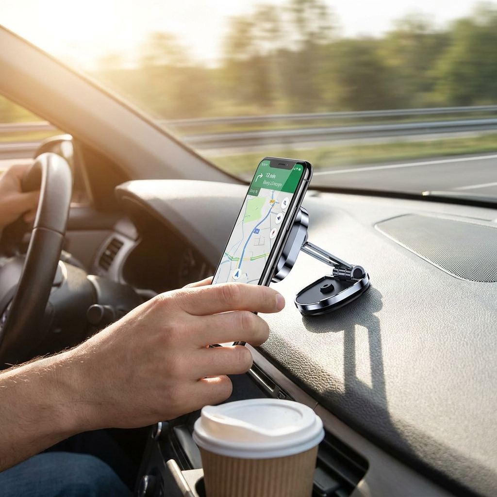 Folding Phone Holder lifestyle