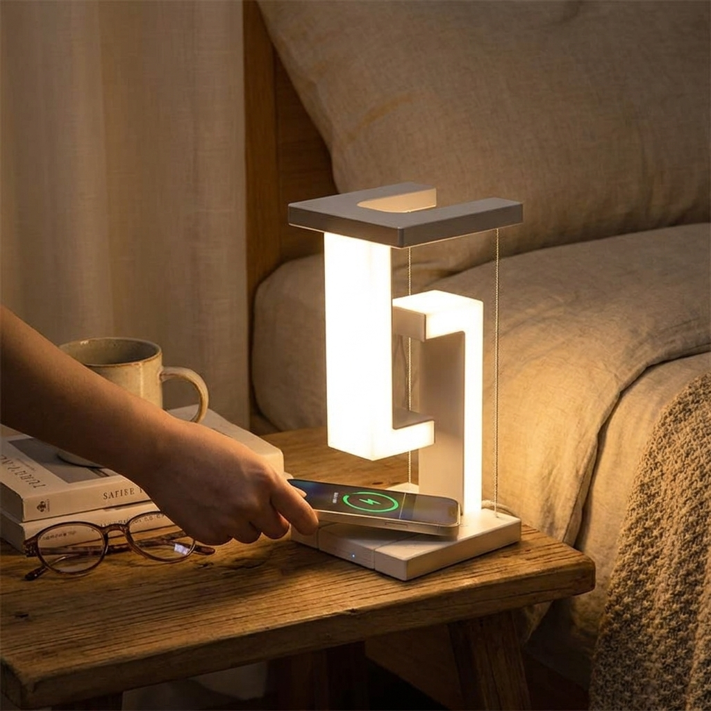 Floating Lamp Wireless Charger lifestyle
