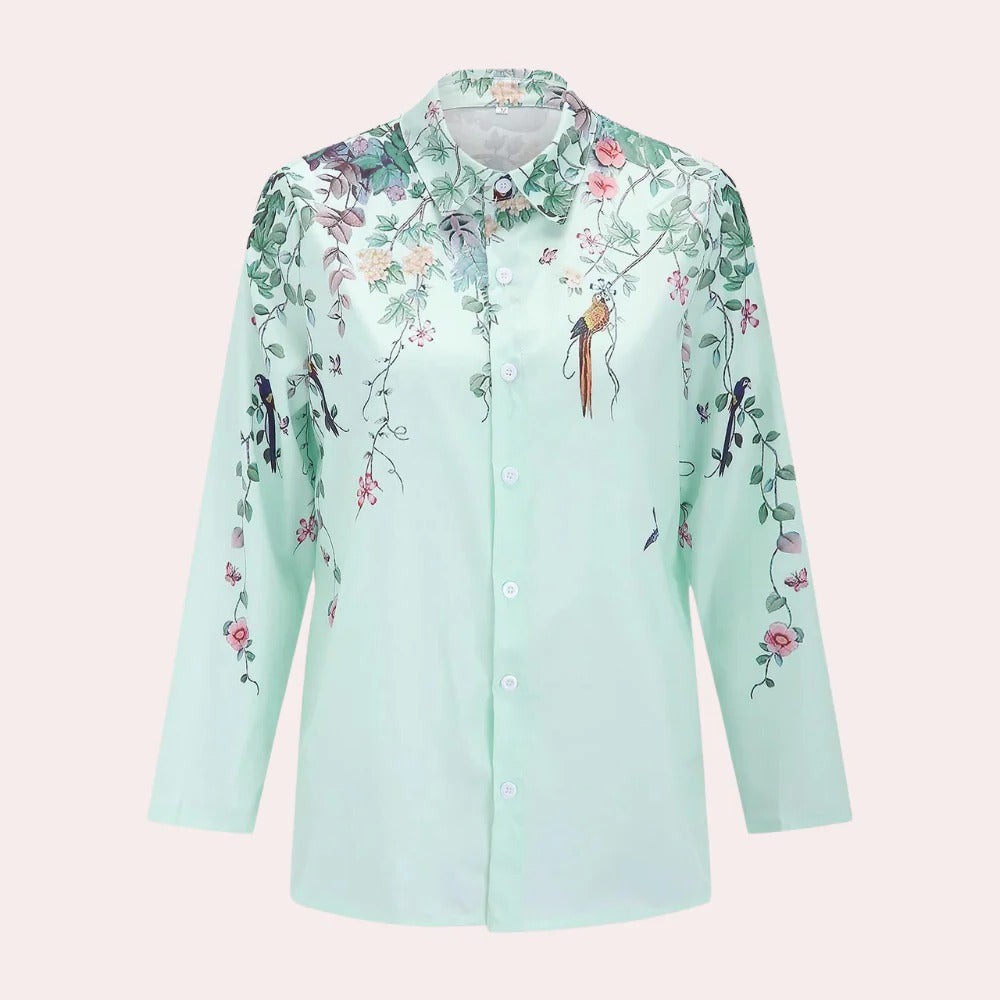Blusa floral para mujer