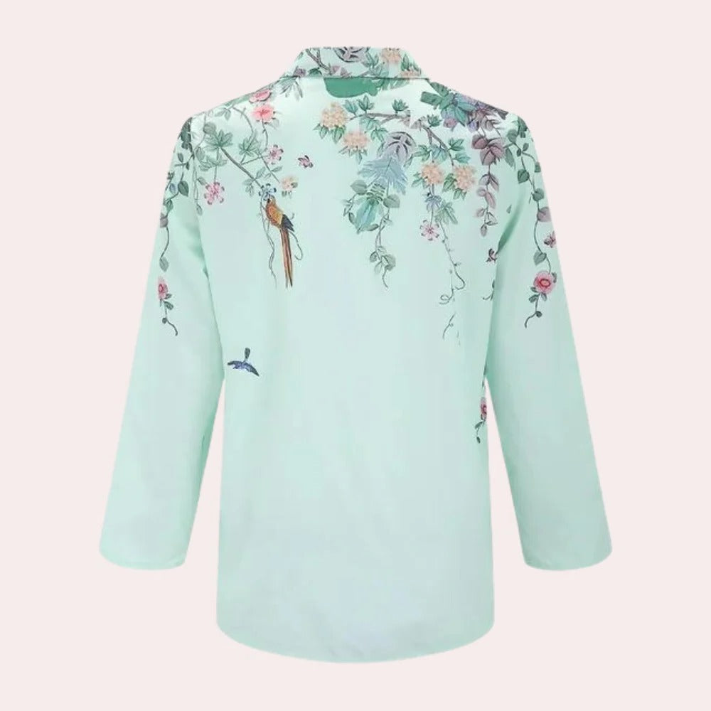 Blusa floral para mujer