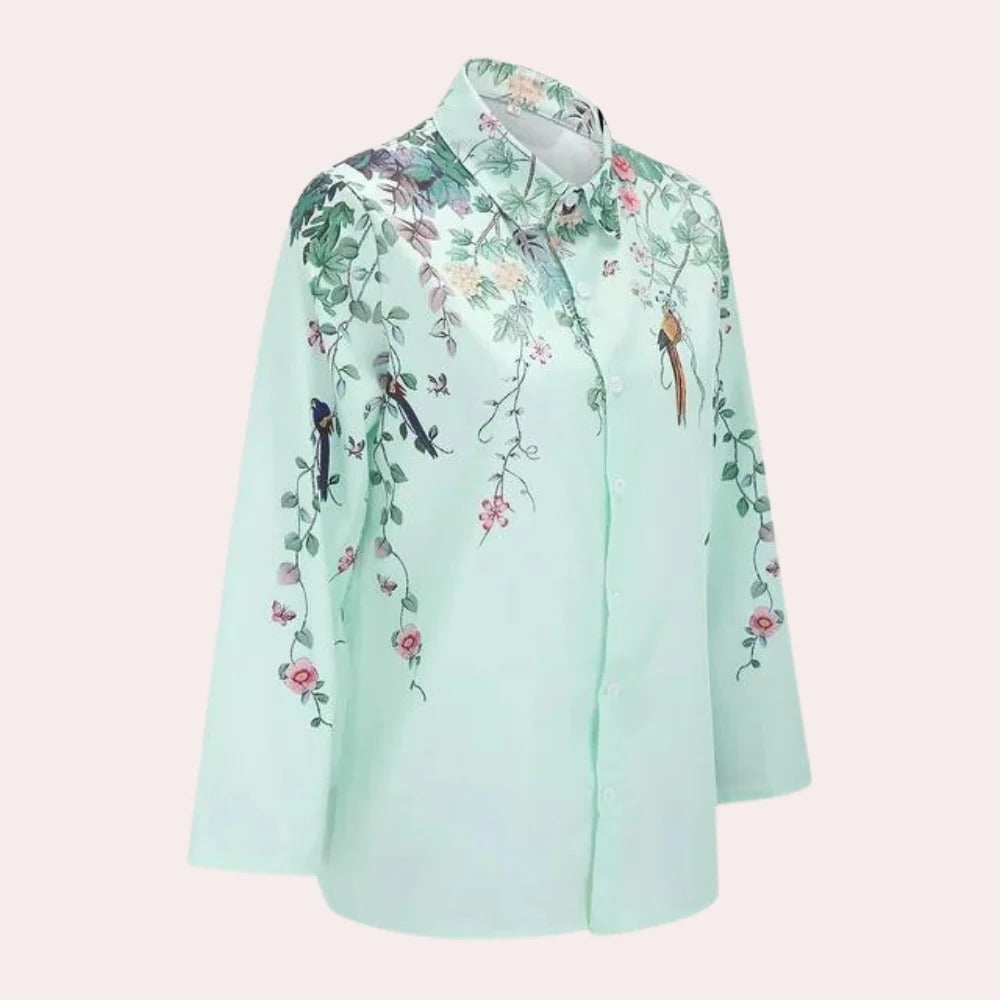 Blusa floral para mujer