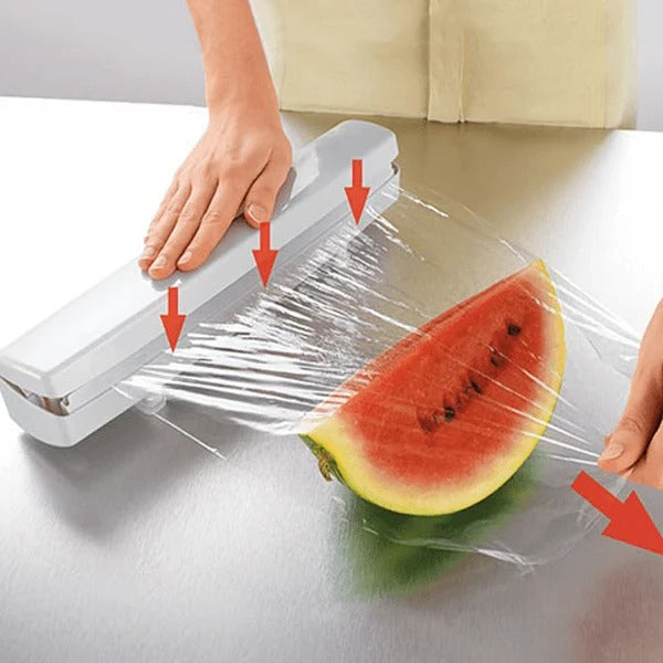 Dispensador de envolturas para alimentos – ¡Más fácil y ordenado!