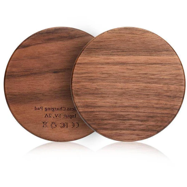 Cargador inalámbrico de carga rápida (madera)