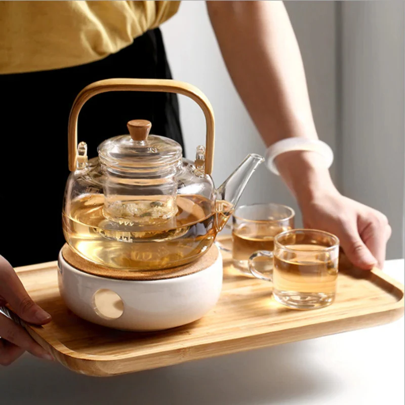 Tetera de vidrio borosilicato