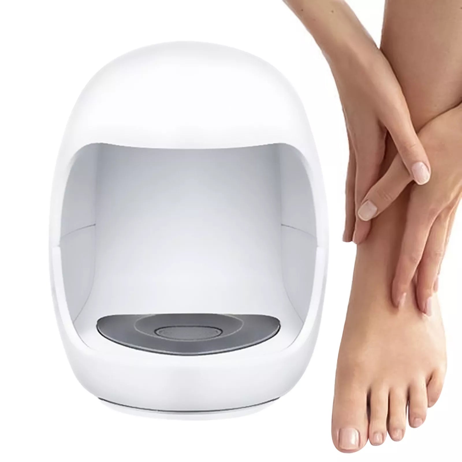 Dispositivo de clip para tratamiento láser de hongos en las uñas de los pies